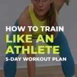 how to train like an athlete at home with dumbbells