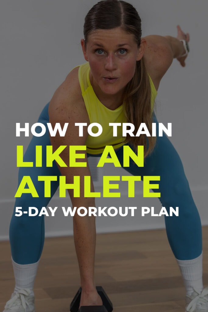 how to train like an athlete at home with dumbbells