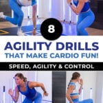 Four examples of agility exercises you can do at home