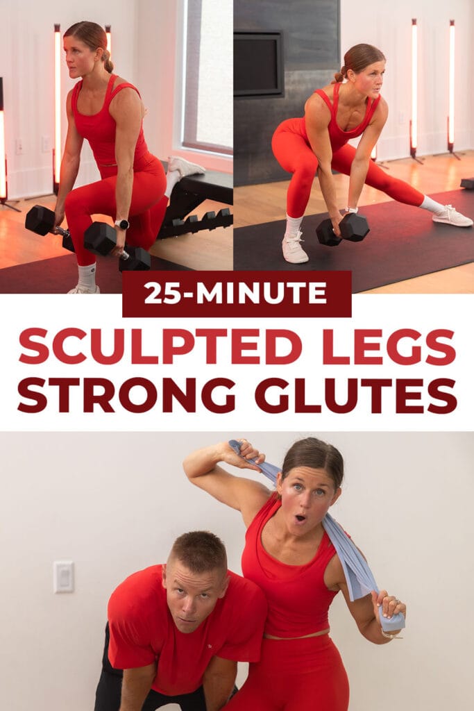 3 exercises from leg and glute workout athlete 25 day 3