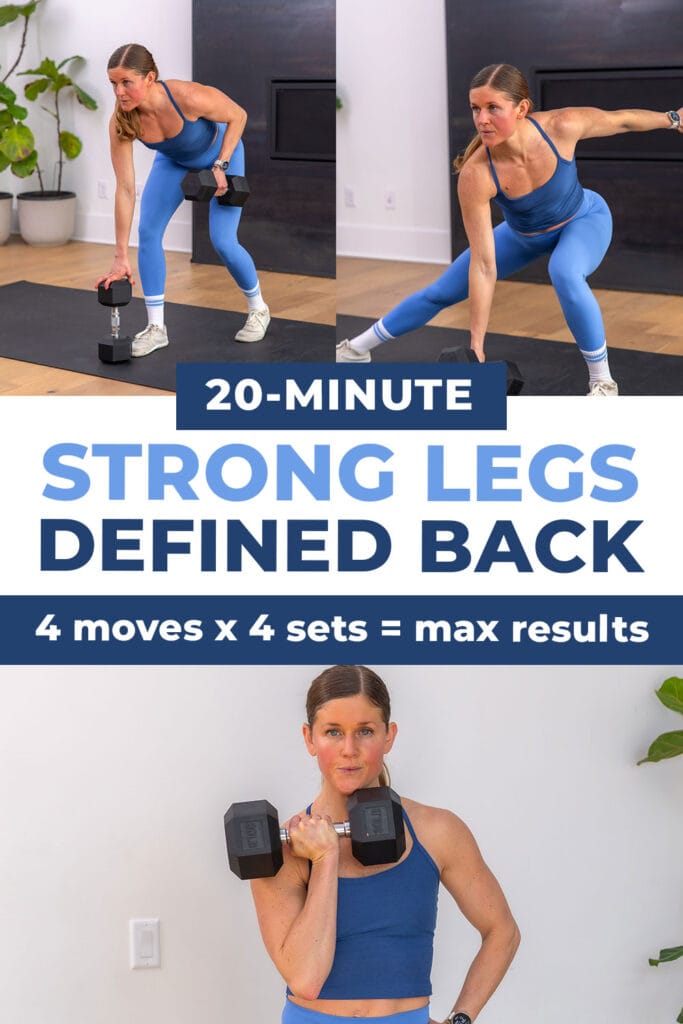 3 exercises from legs and back workout - max 20 day 1