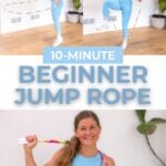 10 minute beginner jump rope PDF graphic