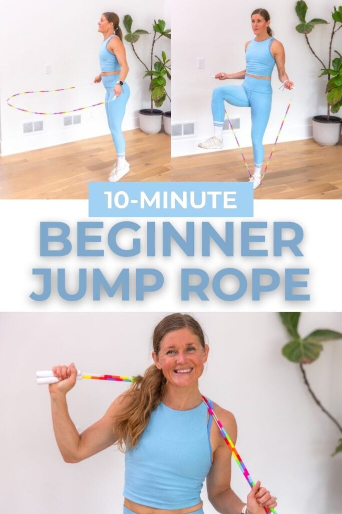 10 minute beginner jump rope PDF graphic