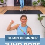 10 minute beginner jump rope PDF graphic