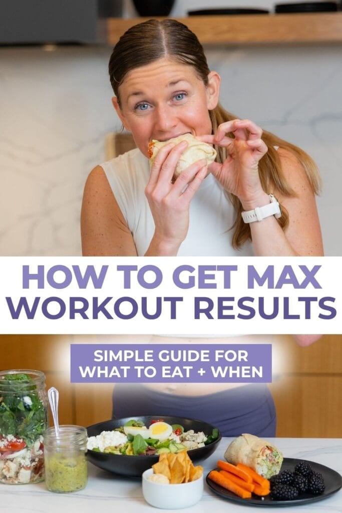 Women getting a high protein wrap as a PDF of tips of how long after eating.