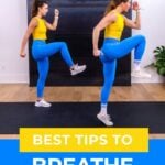 PDF graphic on breathing tips for runners