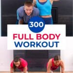Graphic of the 300 full body workout