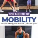 woman performing mobility exercises